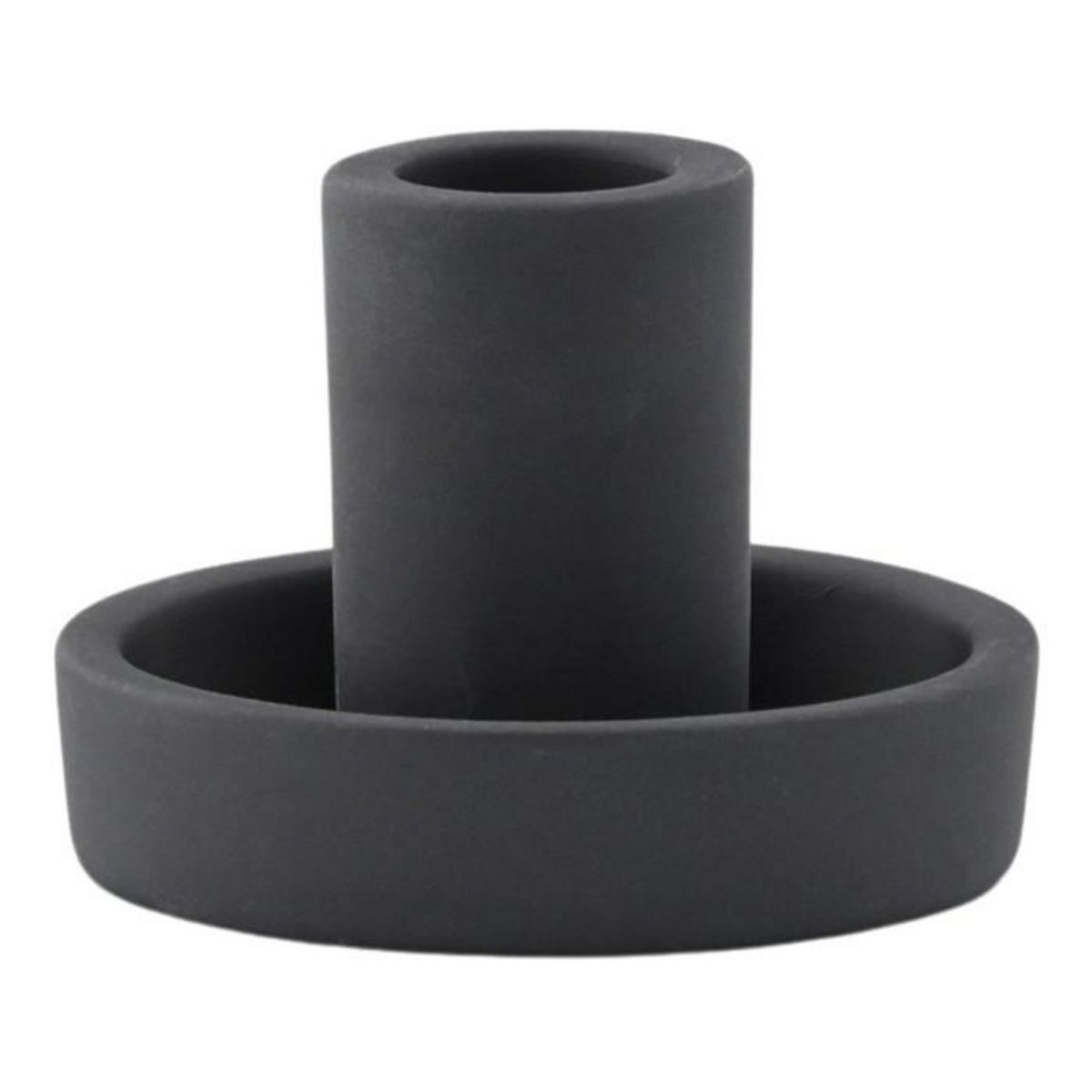 Paris Prix Bougeoir Design en Argile  Ceco  11cm Noir