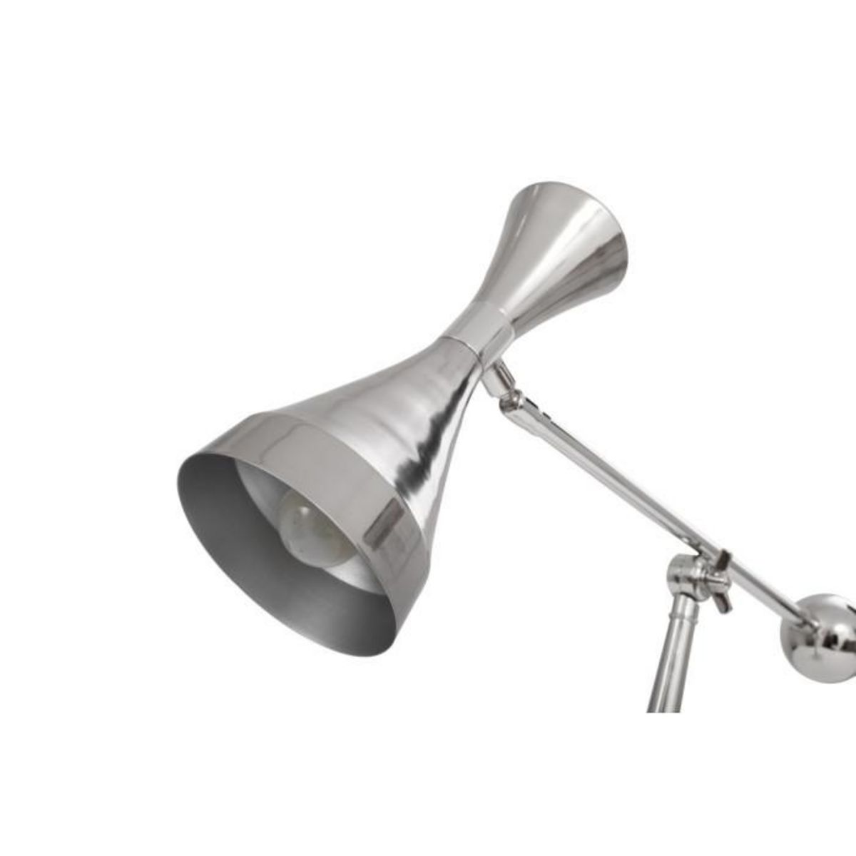 Paris Prix Lampe à Poser Design  Adiba  65cm Argent