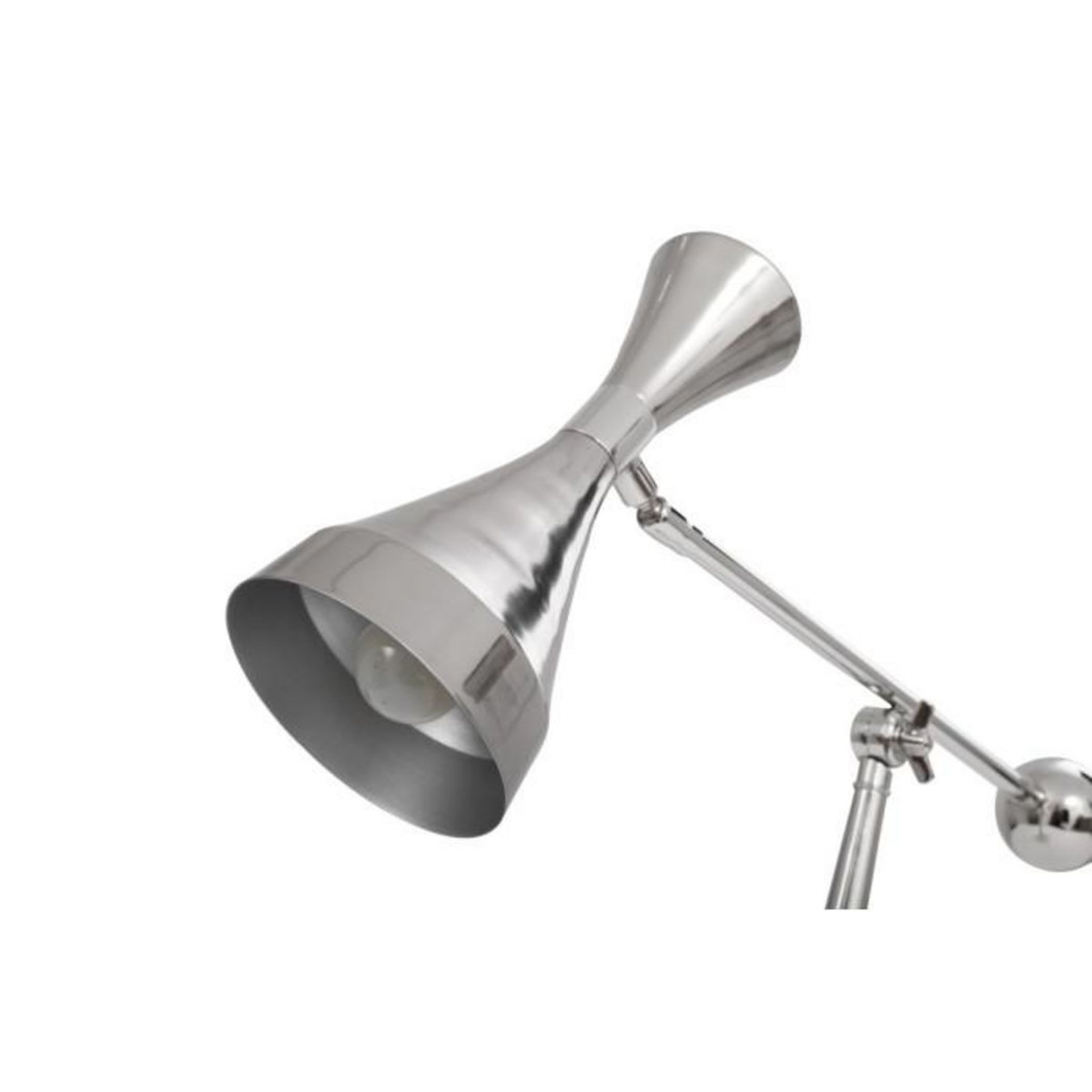 Paris Prix Lampe à Poser Design  Adiba  65cm Argent