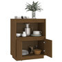 Voir la diapositive 4 : VIDAXL Buffet Marron miel 60x34x75 cm Bois massif de pin