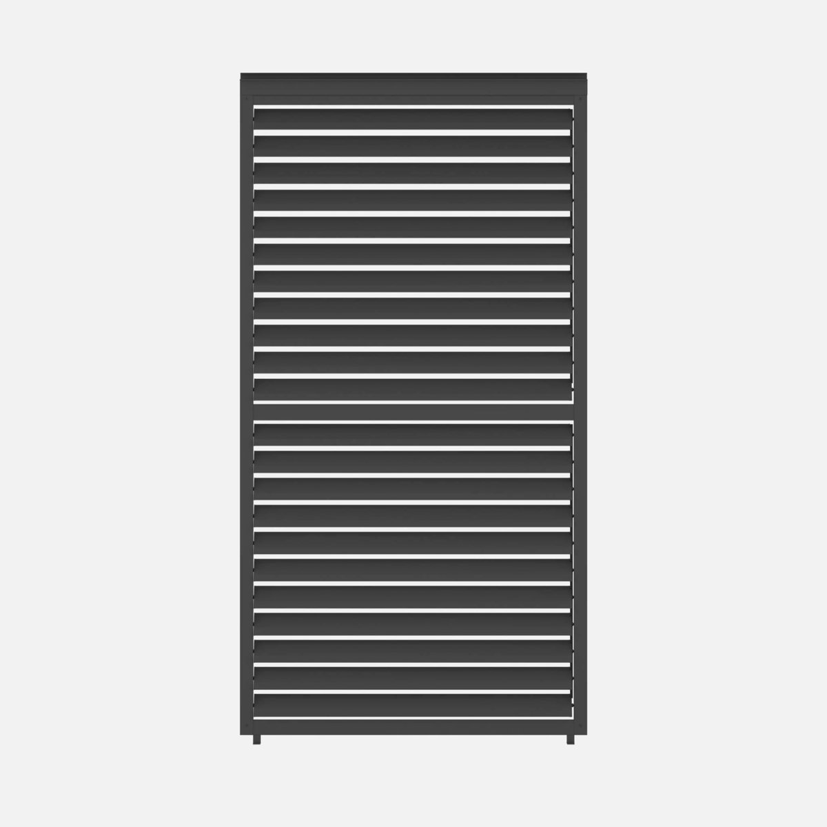 SWEEEK Persienne à lames orientables 130cm pour pergola bioclimatique aluminium 4x3m Triomphe