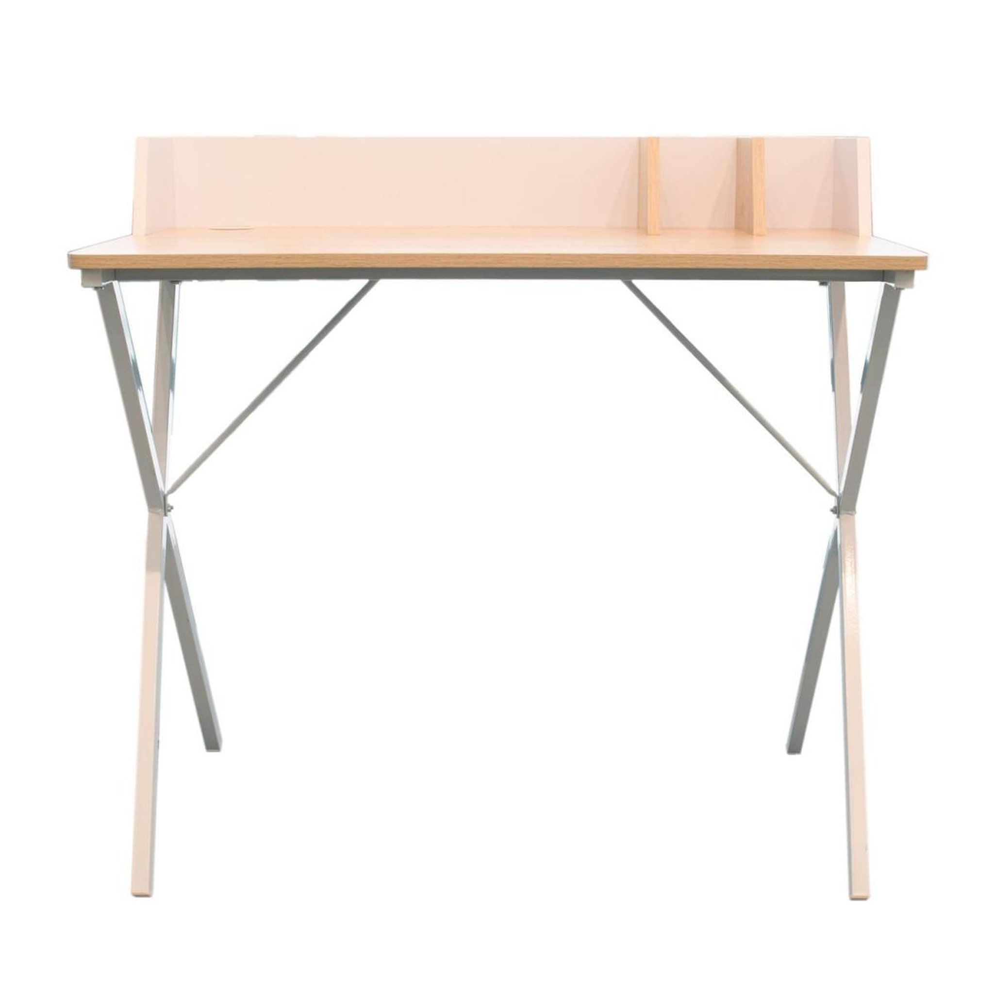 Voir la diapositive 2 : The Home Deco Factory Bureau design  brice  90cm blanc