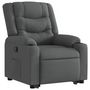 Voir la diapositive 4 : VIDAXL Fauteuil inclinable Gris fonce Tissu