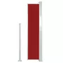 VIDAXL Auvent lateral retractable de patio 140x300 cm Rouge