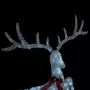 VIDAXL Renne volant de decoration de Noël 120 LED Blanc froid Blanc