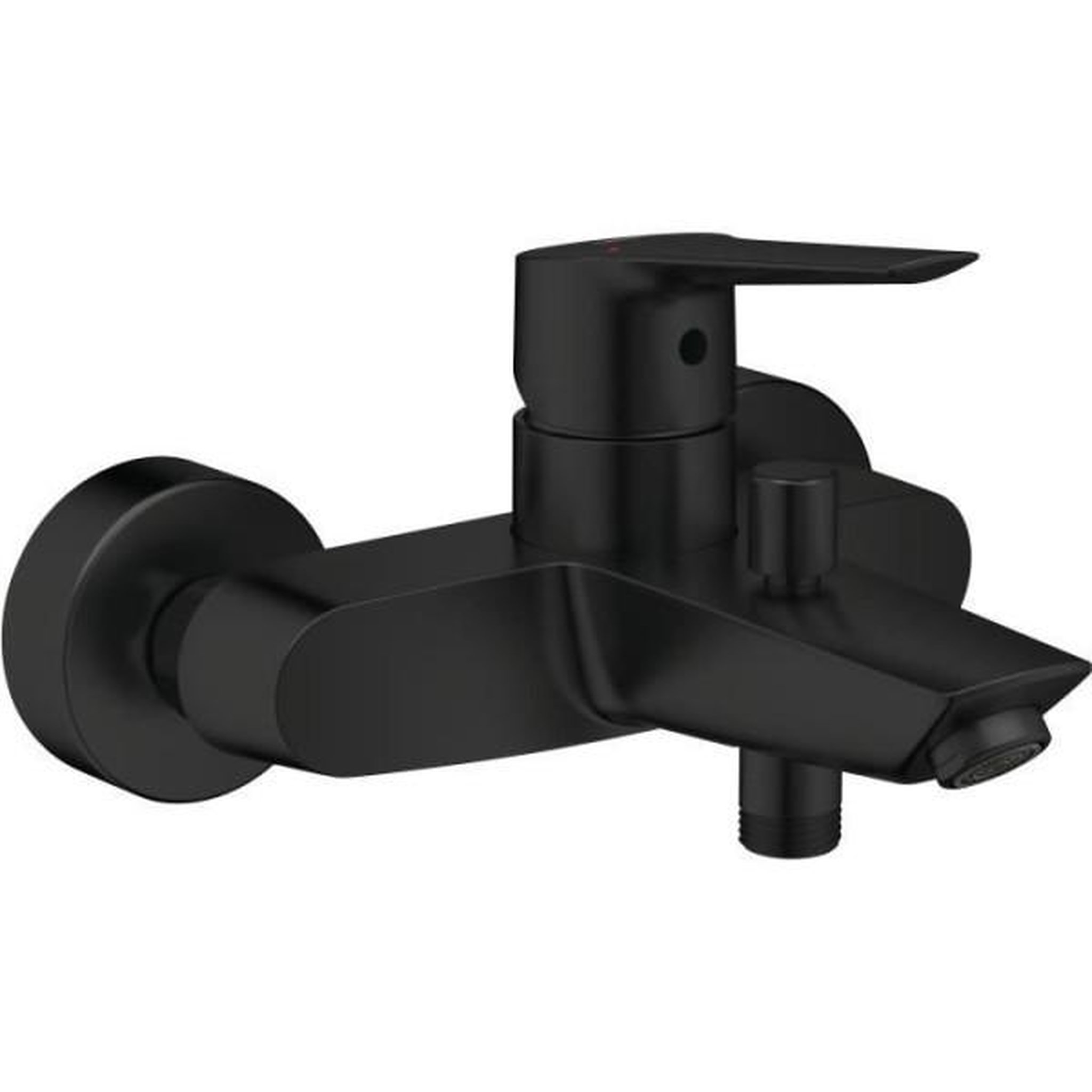 Grohe Mitigeur monocommande bain/douche - grohe start - noir mat - montage mural apparent - inverseur automatique