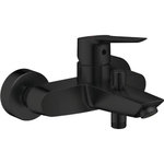 Grohe Mitigeur monocommande bain/douche - GROHE Start - Noir mat - Montage mural apparent - Inverseur automatique