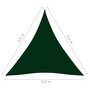 VIDAXL Voile de parasol Tissu Oxford triangulaire 3,6x3,6x3,6 m