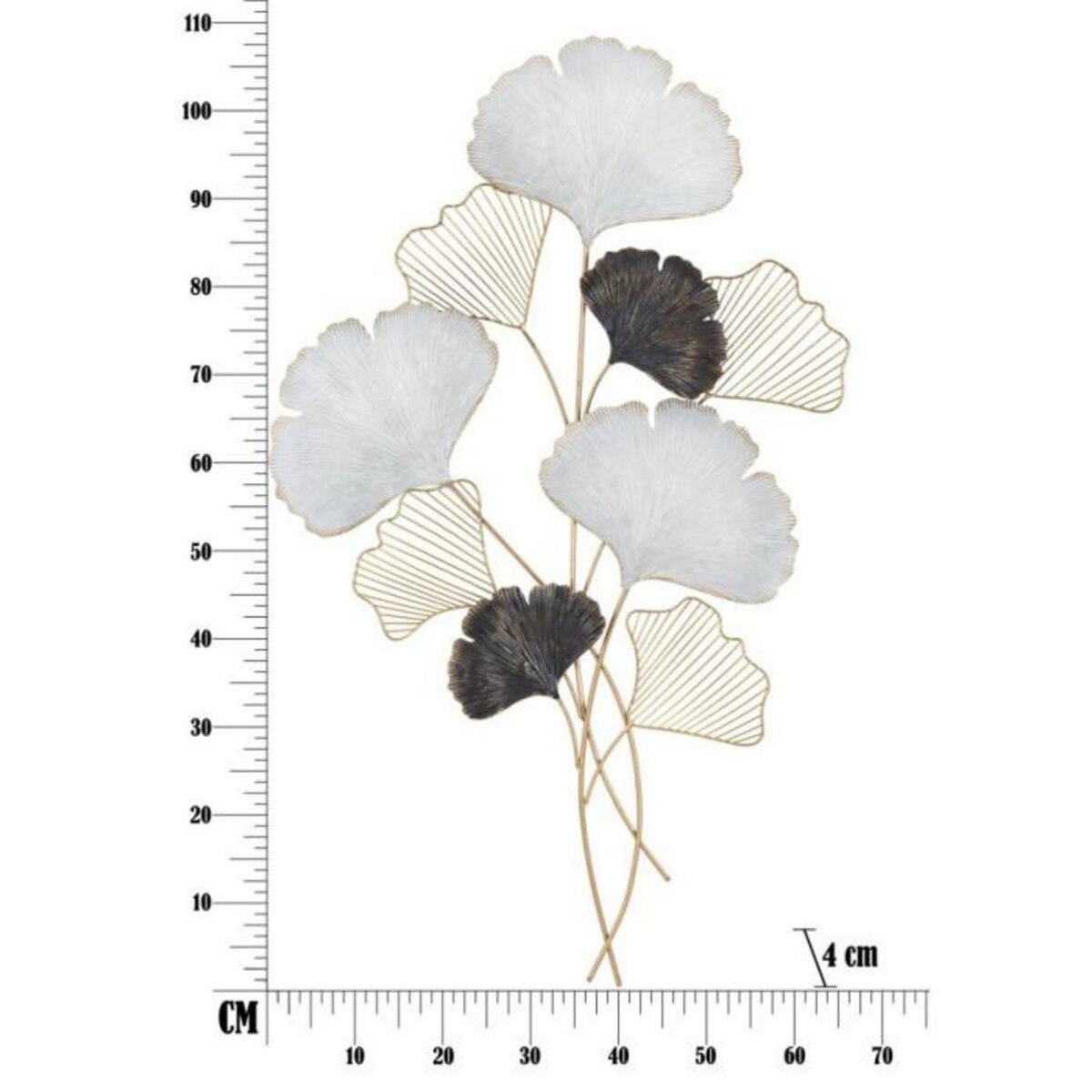 Paris Prix Décoration Murale en Métal  Ory  109cm Multicolore