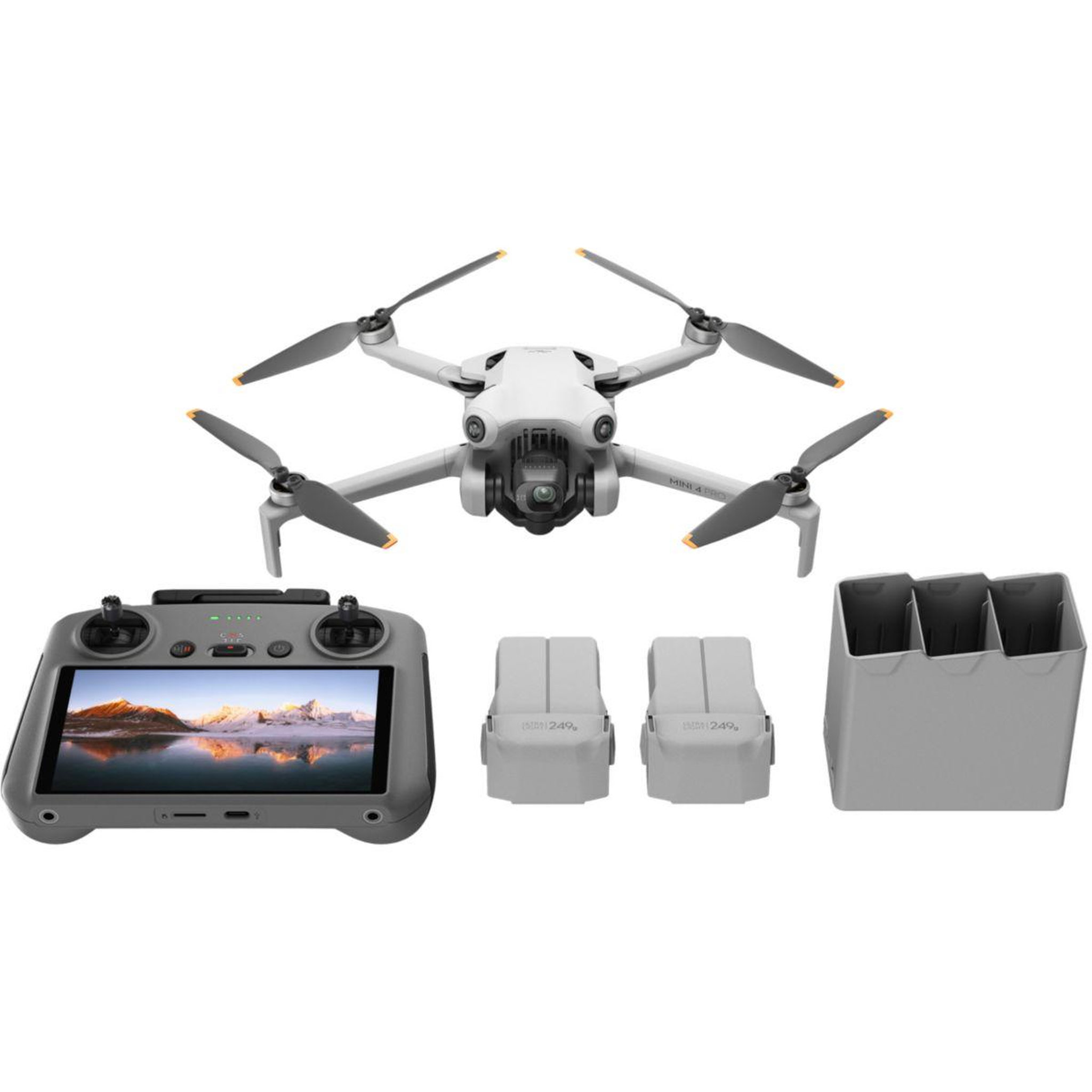 Voir la diapositive 2 : DJI Drone Mini 4 Pro Fly More Combo (RC 2)