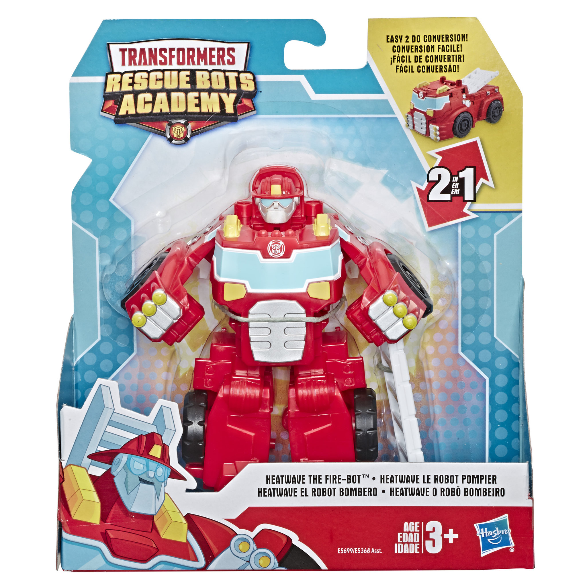 Voir la diapositive 5 : HASBRO Robot secouriste transformable 12 cm - Transformers Rescue Bots Academy