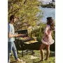 COOKINGBOX Barbecue a charbon MIKE - 2 grilles acier chromé - Surface de cuisson : 71 x 35 cm - Noir