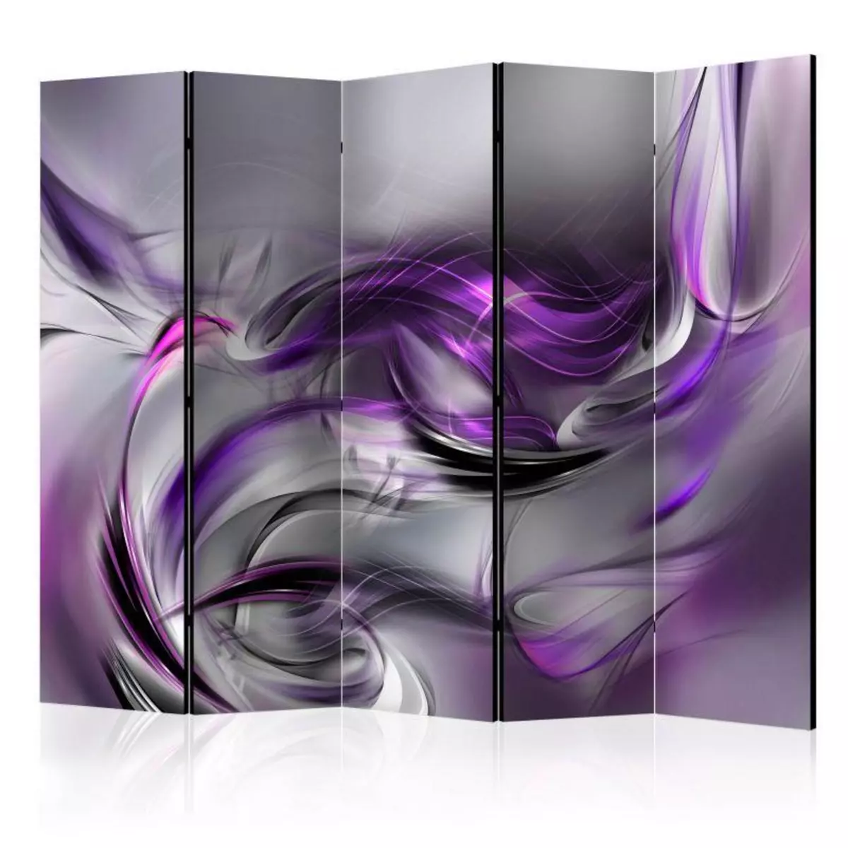 Paris Prix Paravent 5 Volets  Purple Swirls II  172x225cm