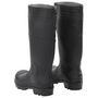 Voir la diapositive 5 : VIDAXL Bottes de pluie noir taille 40 PVC