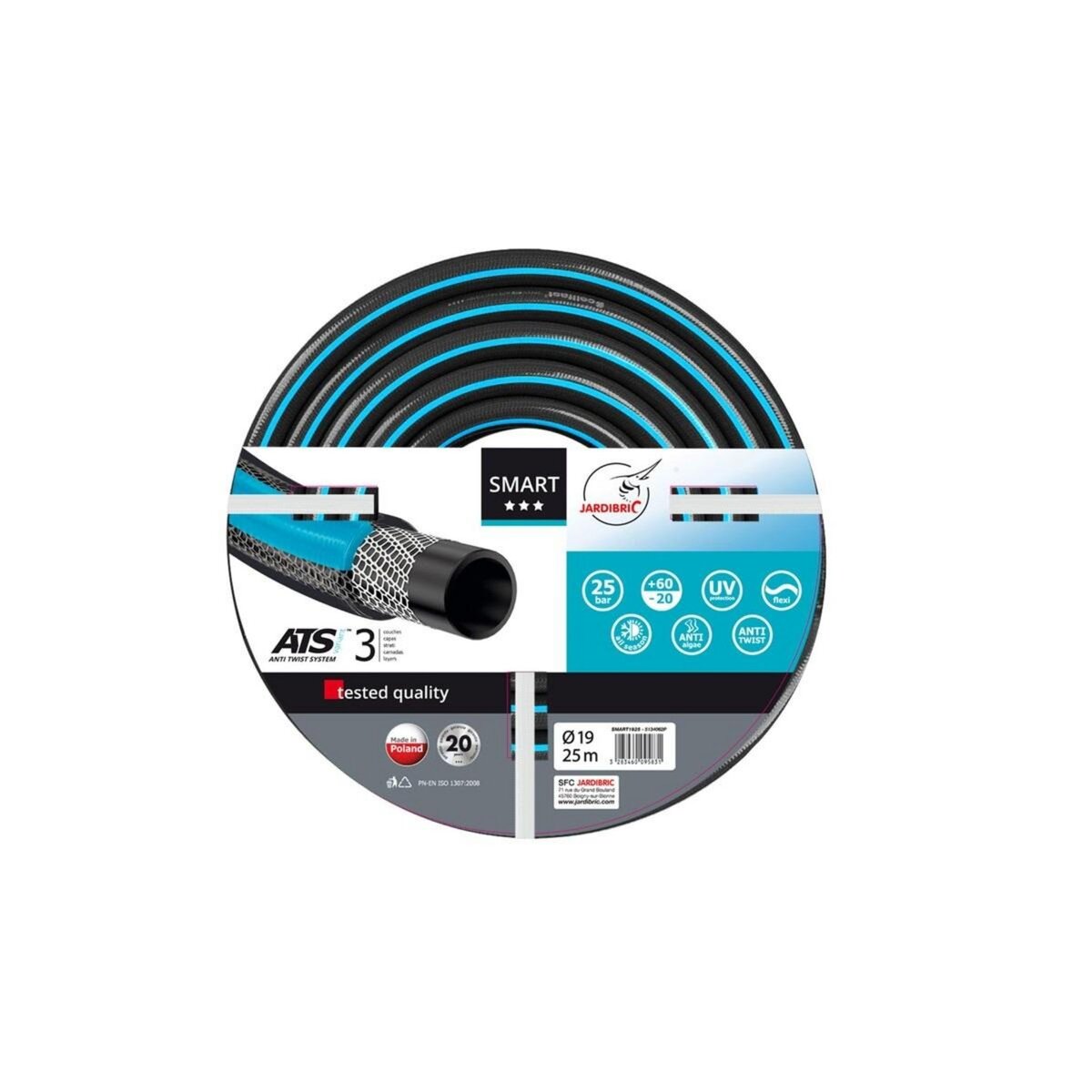 Jardibric Tuyau d'arrosage 25m - SMART1925