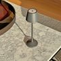 Voir la diapositive 5 : Lumisky Lampe de table sans fil EMILY Gris anthracite Aluminium H25CM