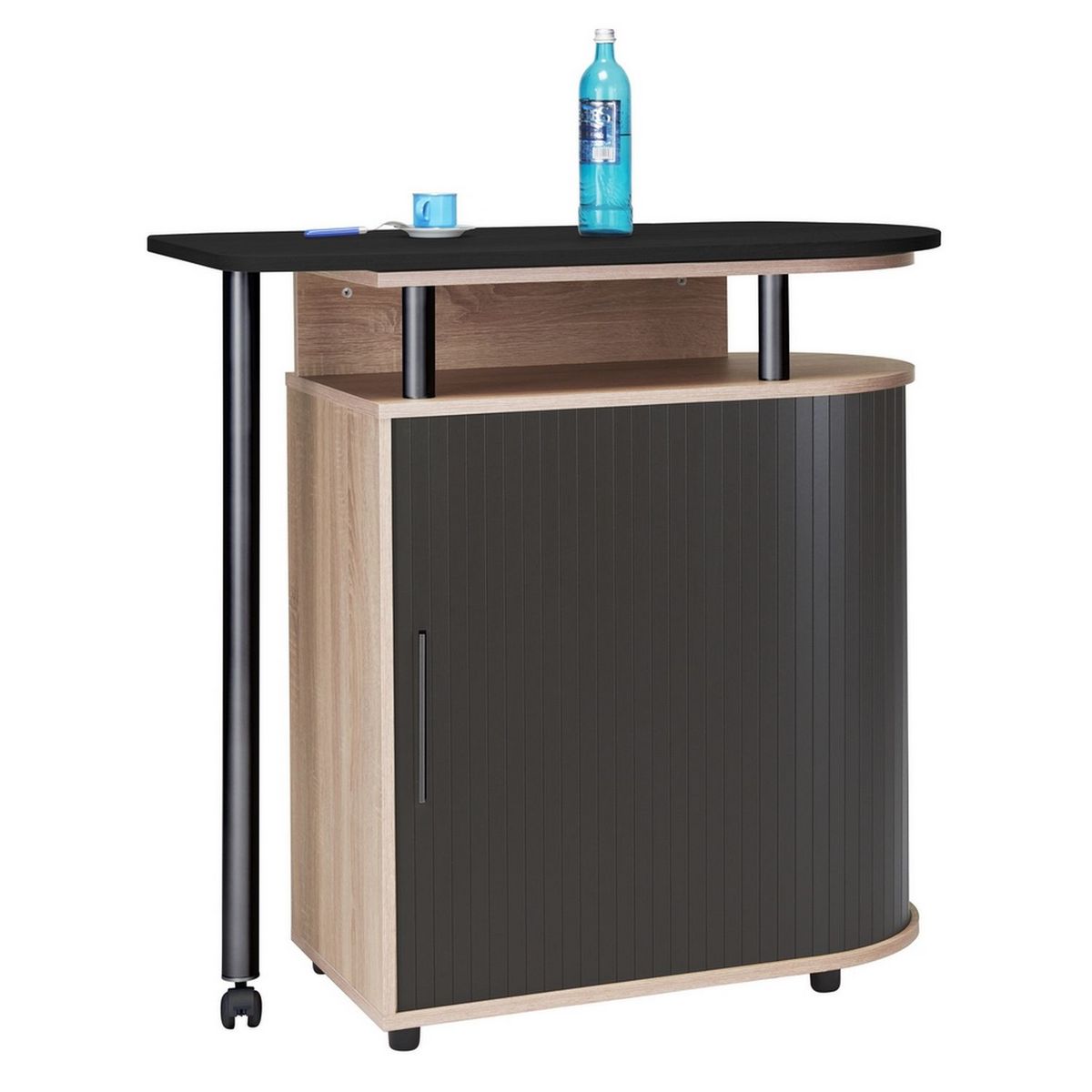 Desserte de cuisine avec plateau de table pivotant FAST FOOD