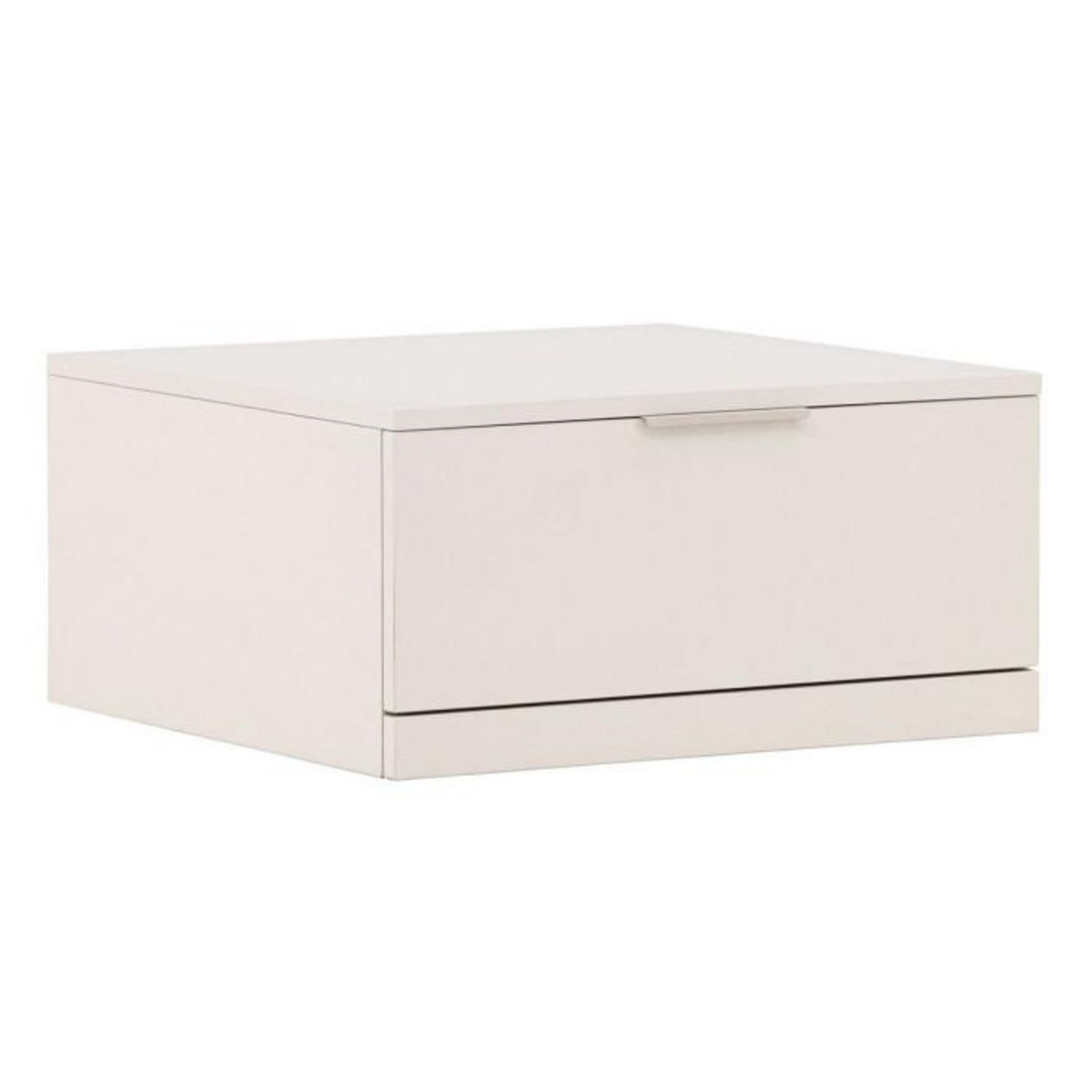 Paris Prix Table de Chevet 2 Tiroirs  Nice  29cm Beige