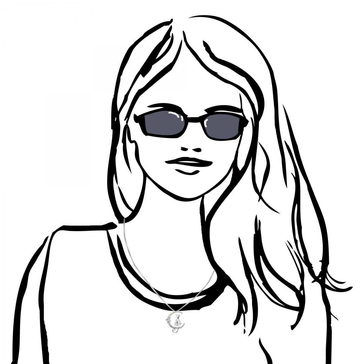 SC CRYSTAL Collier SC Crystal orné de Cristaux scintillants