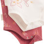 Voir la diapositive 2 : Petit Béguin Lot de 2 bodies bébé manches courtes Fiesta
