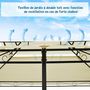 Voir la diapositive 5 : OUTSUNNY Tonnelle barnum pavillon de jardin style colonial double toit toiles latérales amovibles 3L x 4l x 2,65H m crème