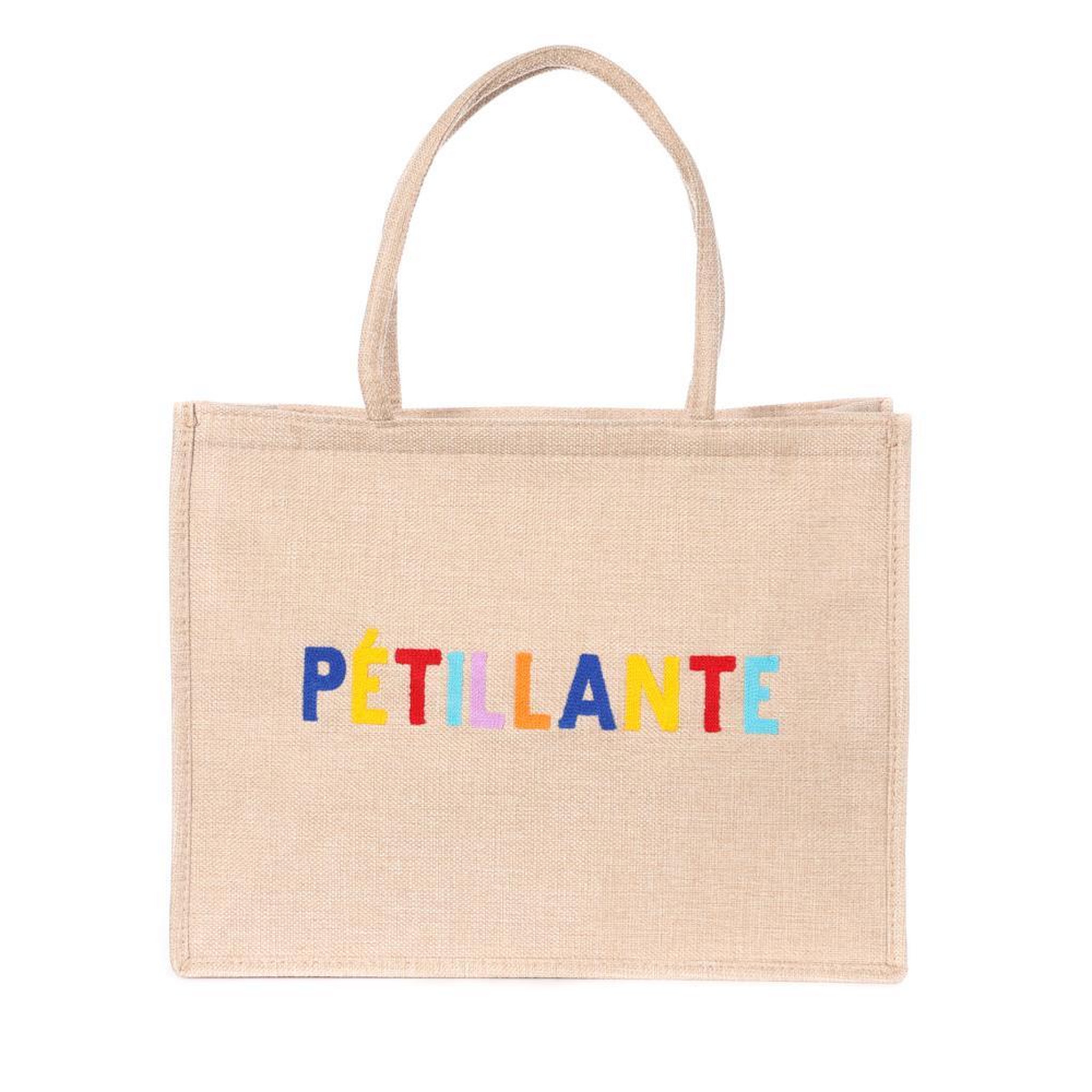Voir la diapositive 2 : GERARD PASQUIER Sac de plage beige gérard pasquier pétillante