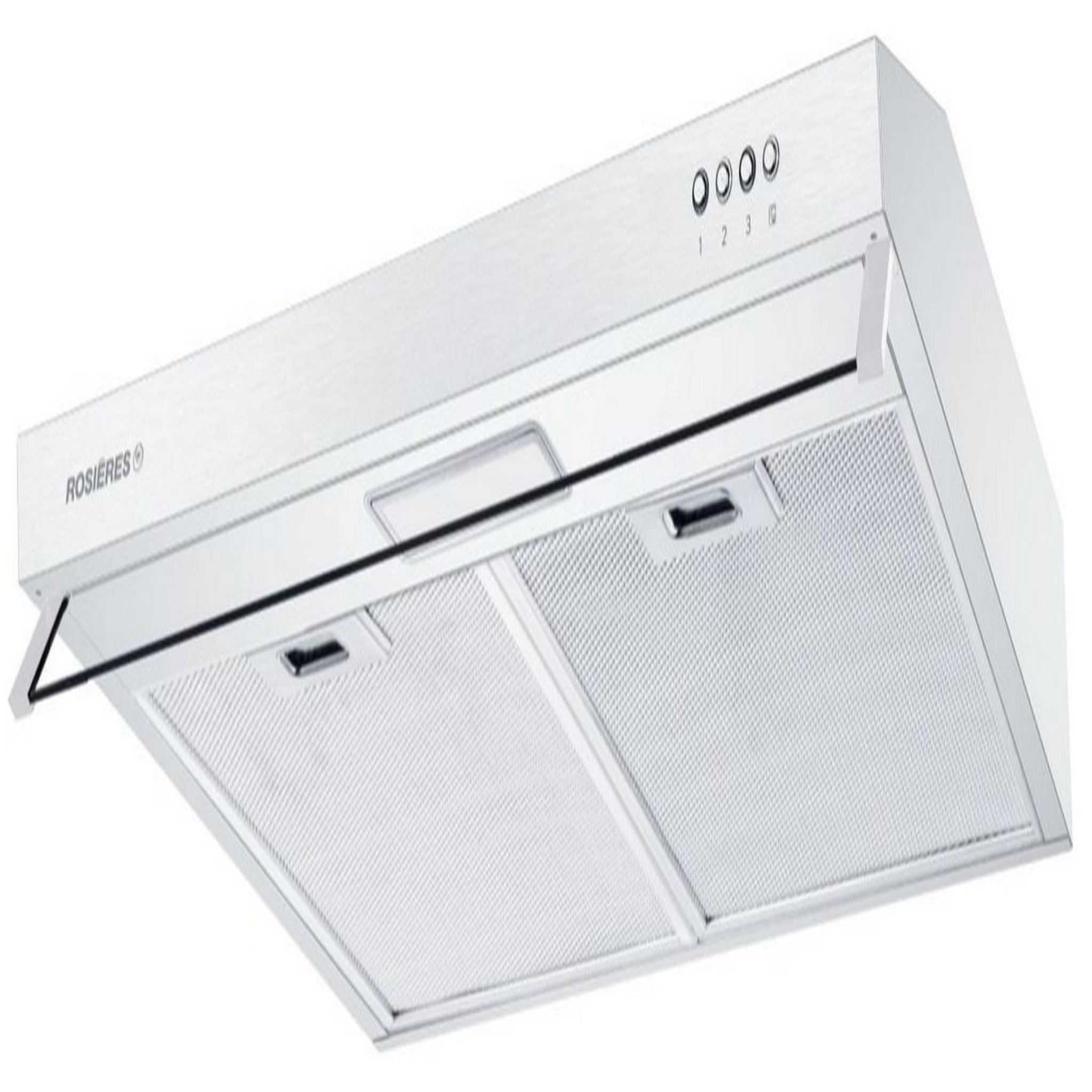 Rosieres Hotte visière 60cm 348m3/h blanc - rhc638/1rb