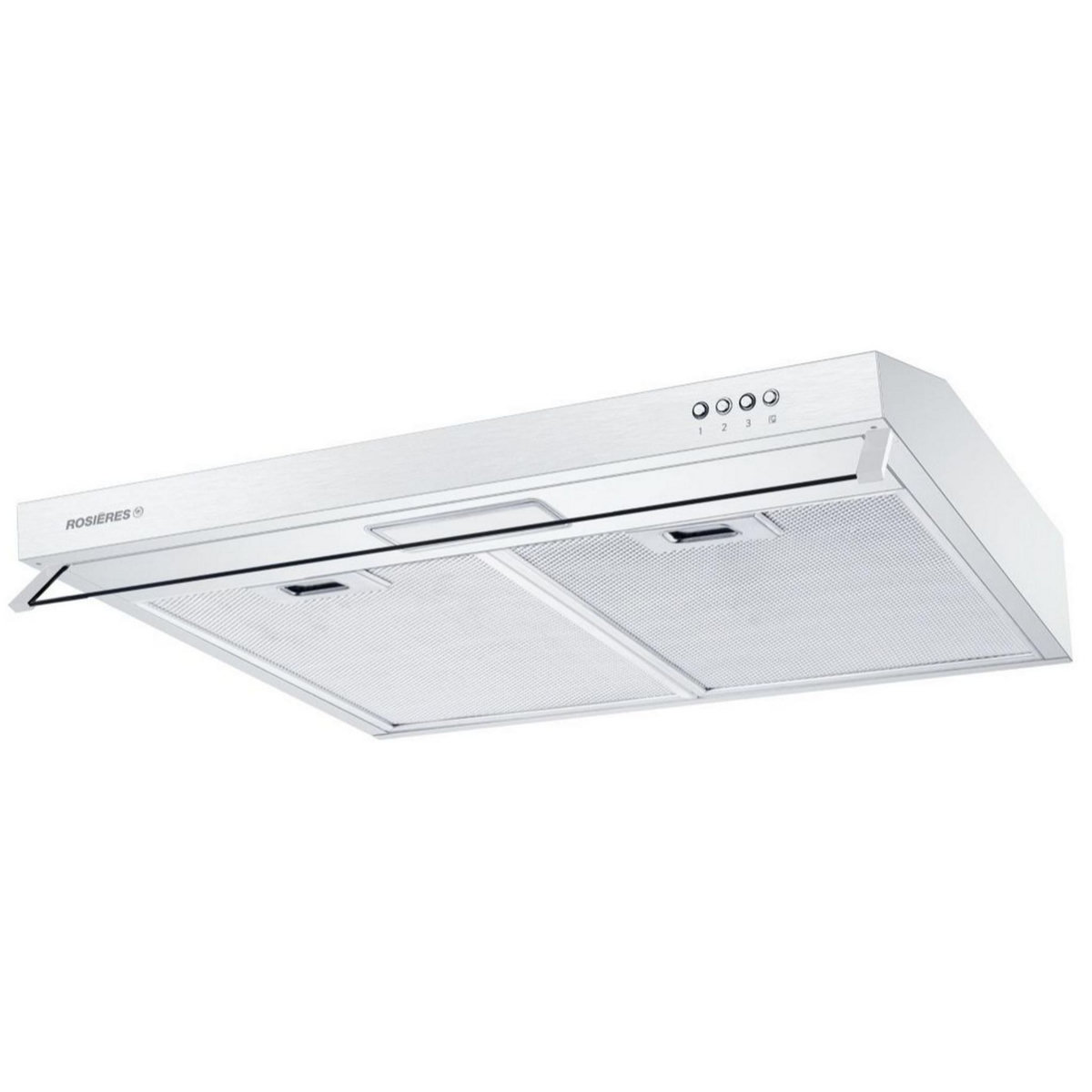 Rosieres Hotte visière 60cm 348m3/h blanc - rhc638/1rb