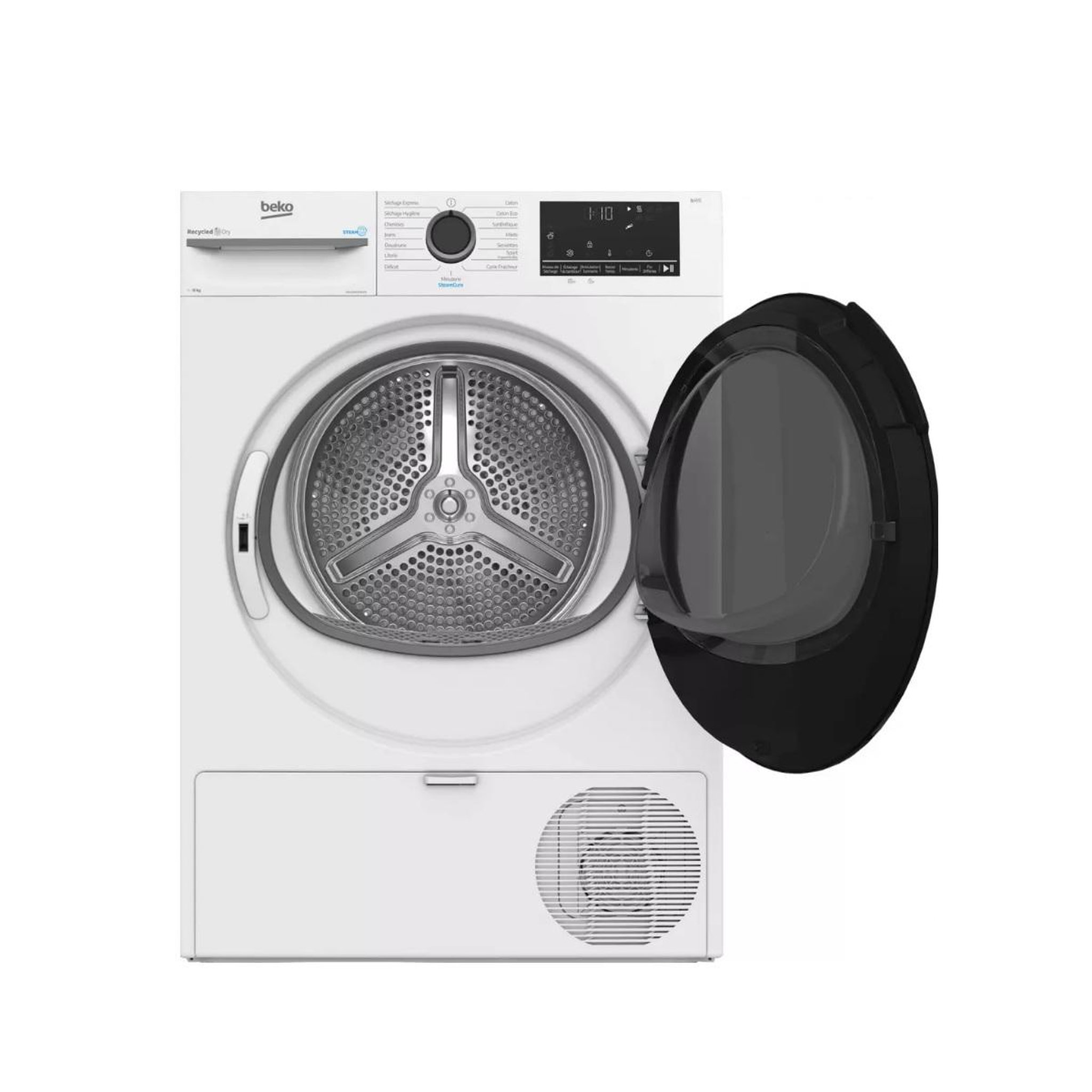 Voir la diapositive 4 : Beko Sèche-linge pompe à chaleur 60cm 10kg - D3H210D93WD