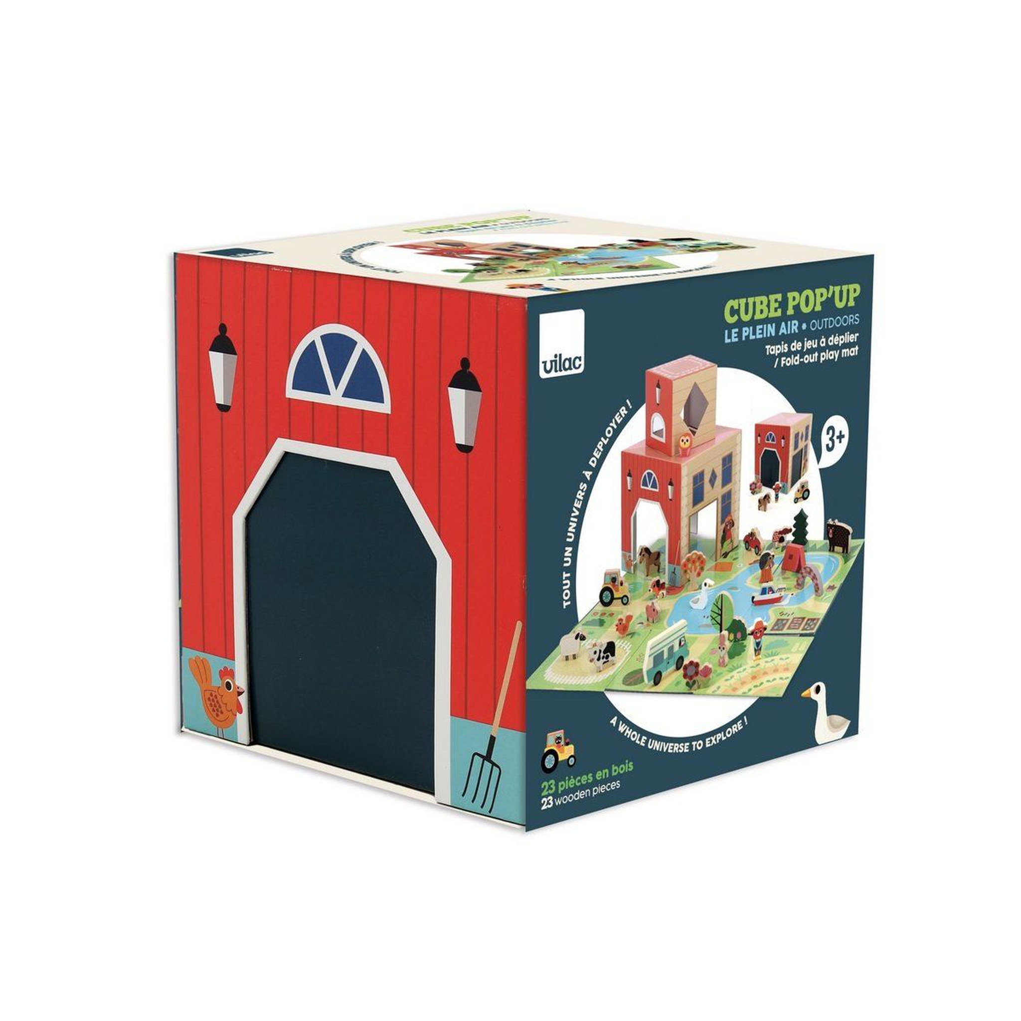 Vilac Cube pop up le plein air - Ingela P. Arrhenius