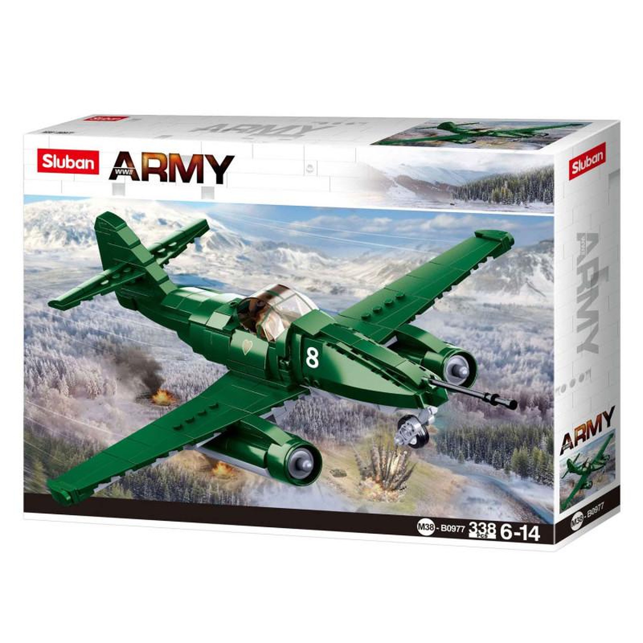 Sluban Sluban Battle of Budapest - Fighter Plane M38-B0977