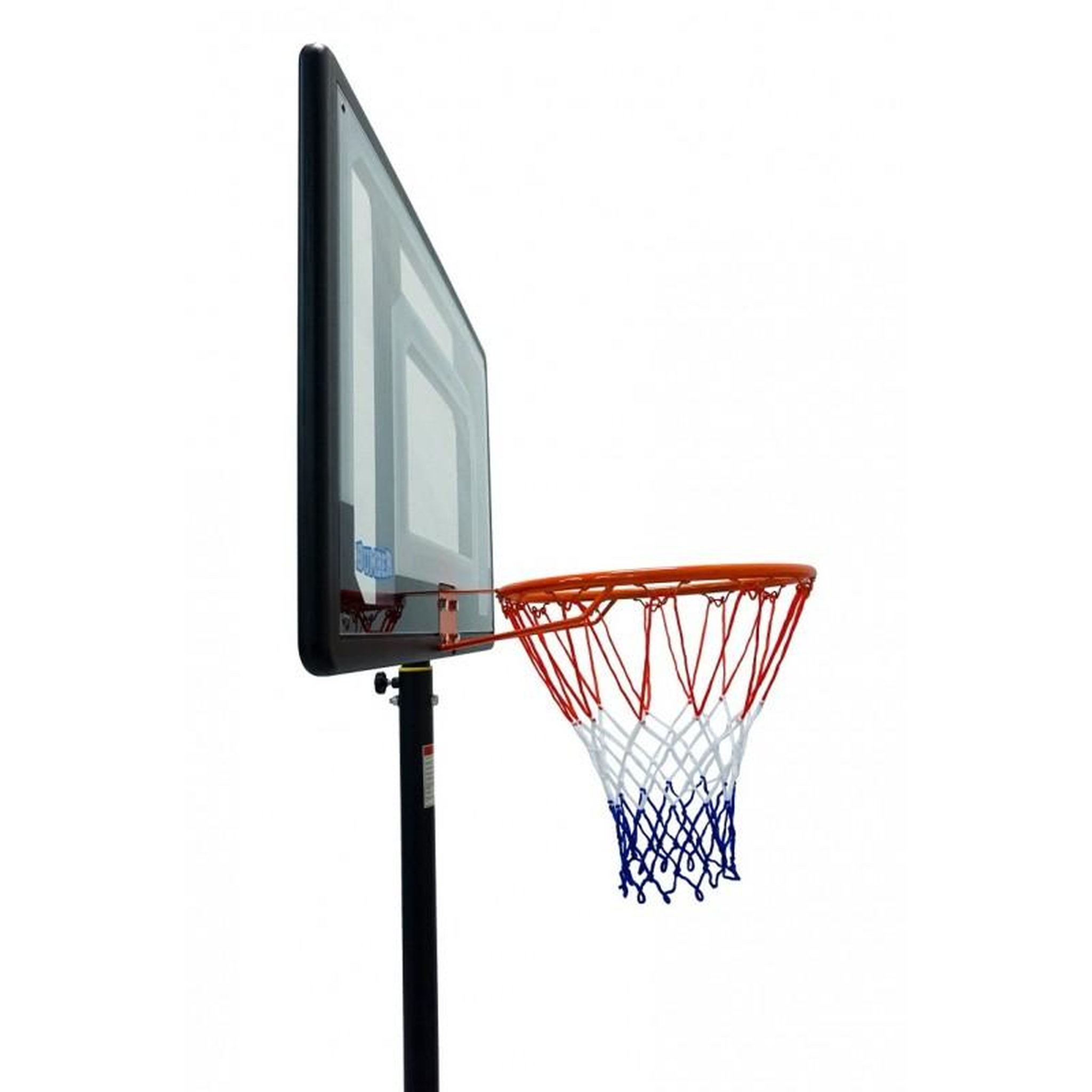 Voir la diapositive 3 : BUMBER Panier de Basket sur Pied Mobile  Orlando  Hauteur Réglable de 1,6m à 2,10m