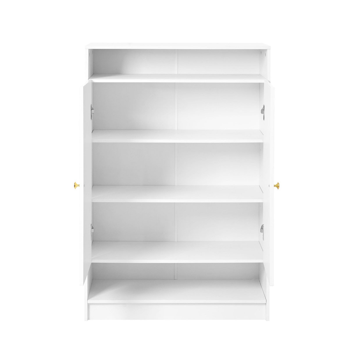 MERAX Meuble à chaussures 12 paires blanc panneaux de particules