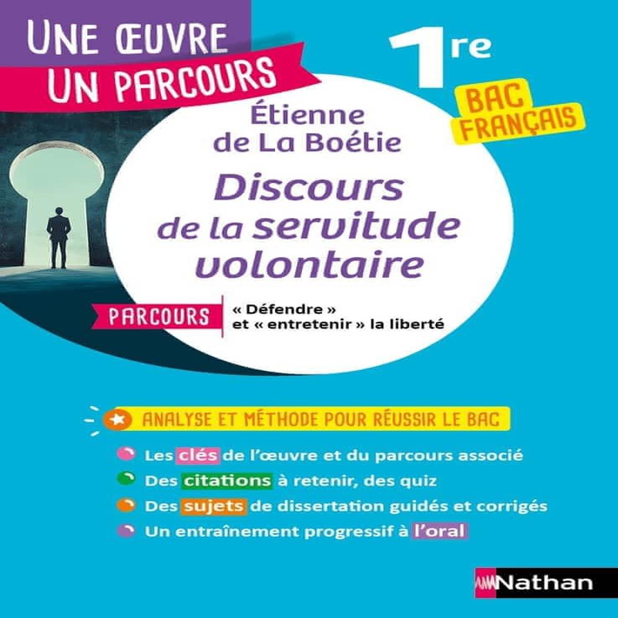DISCOURS DE LA SERVITUDE VOLONTAIRE. PARCOURS  DEFENDRE ET ENTRETENIR LA LIBERTE  BAC FRANCAIS 1RE, La Boétie Etienne de