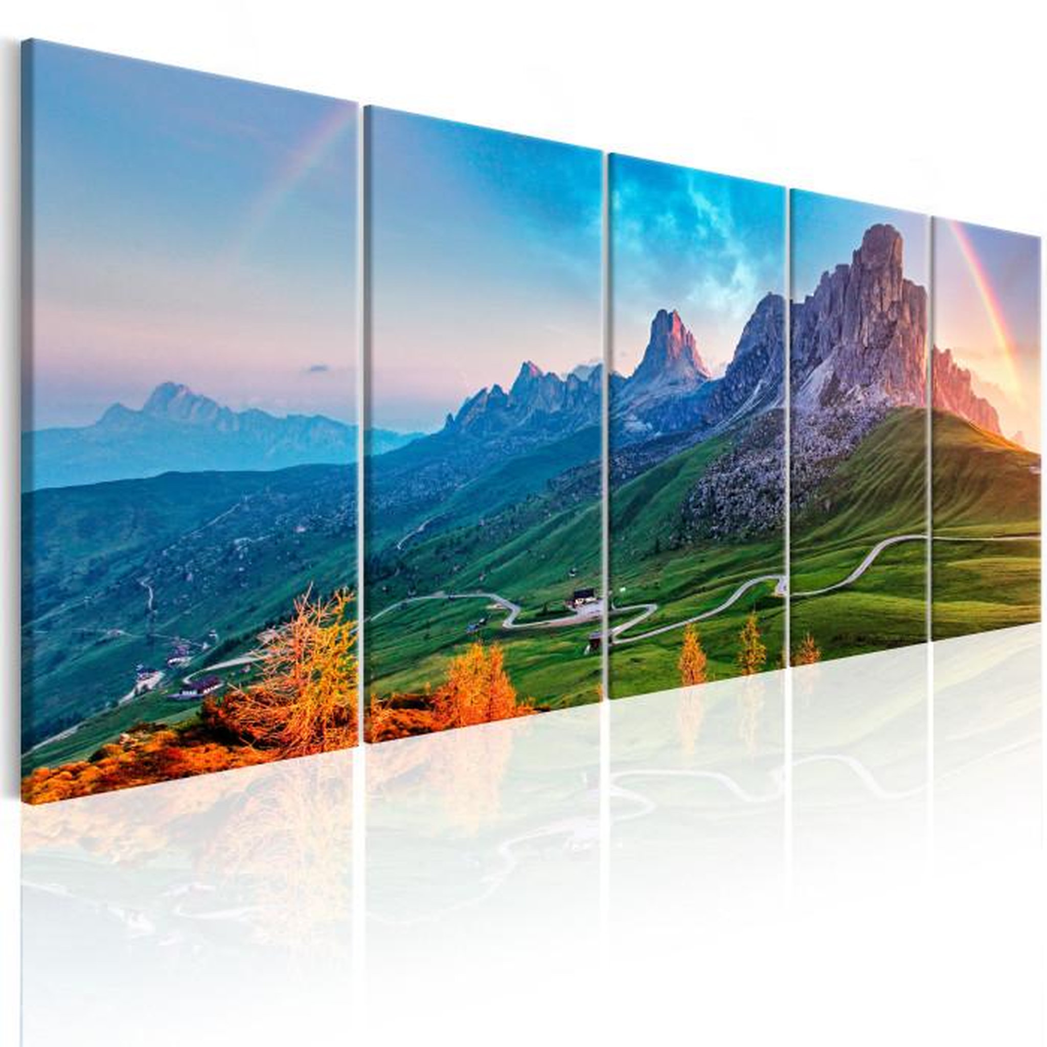 Paris Prix Tableau Imprimé  Rainbow in the Alps I. Coloris disponibles : Multicolore