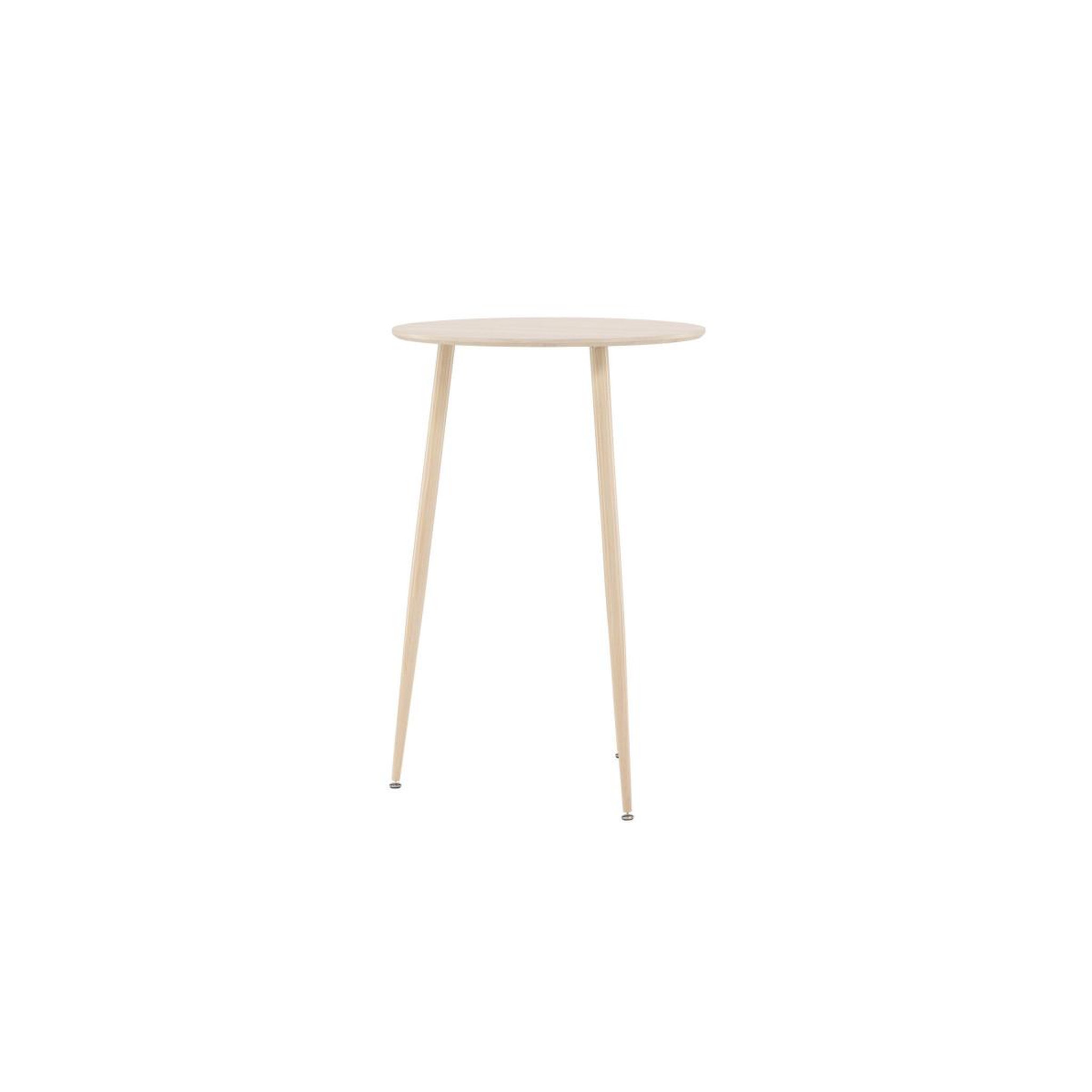 Voir la diapositive 4 : Paris Prix Table de Bar  Plaza  105cm Naturel