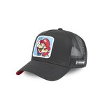 CAPSLAB Casquette Trucker Super Mario It's Me. Coloris disponibles : Noir