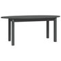Voir la diapositive 2 : VIDAXL Table basse Gris 110x55x45 cm Bois massif de pin
