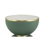 Voir la diapositive 2 : Paris Prix Table d'Appoint Design  Jokai  51cm Vert & Or