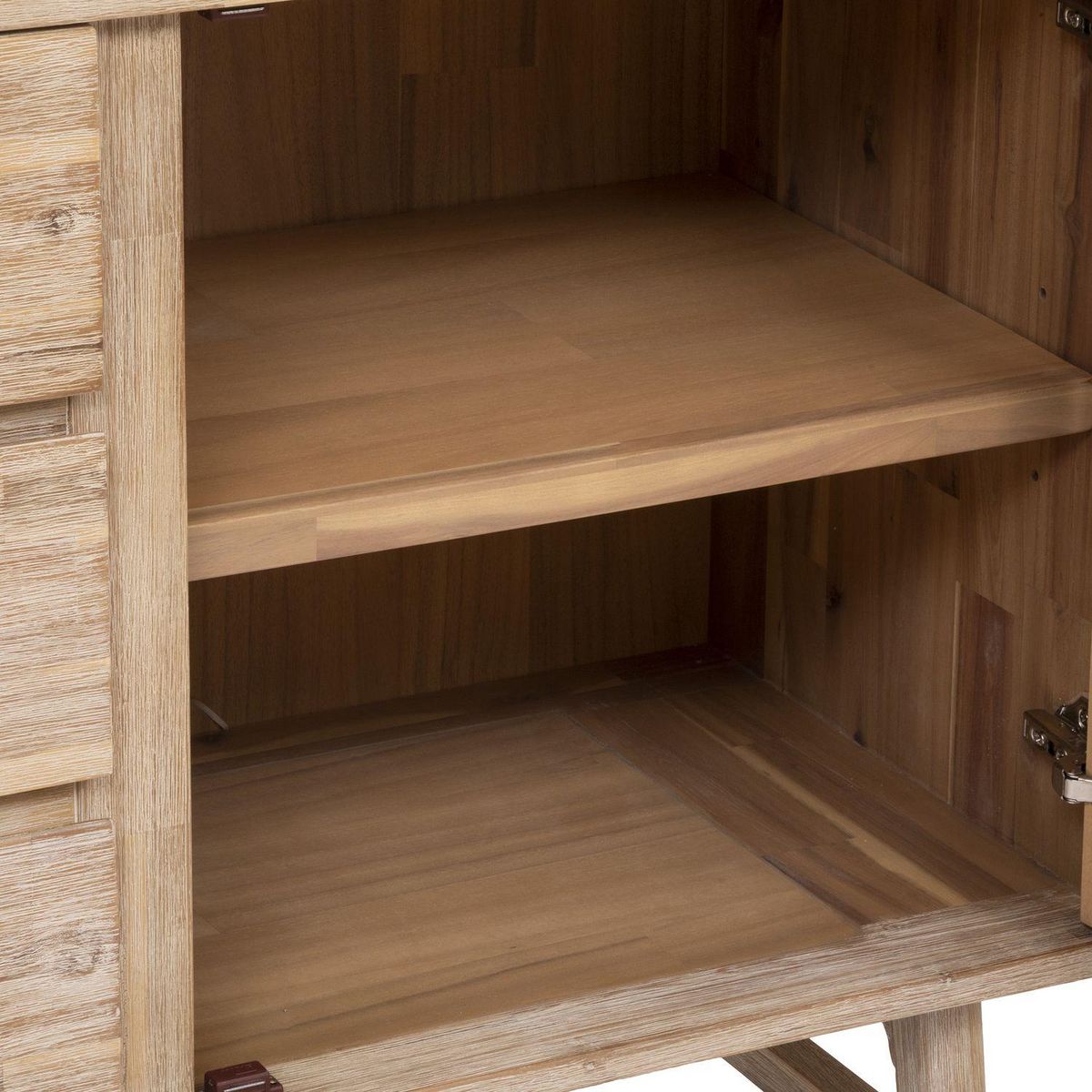 ATMOSPHERA Buffet 3 tiroirs et 2 portes Aeris en bois - Marron