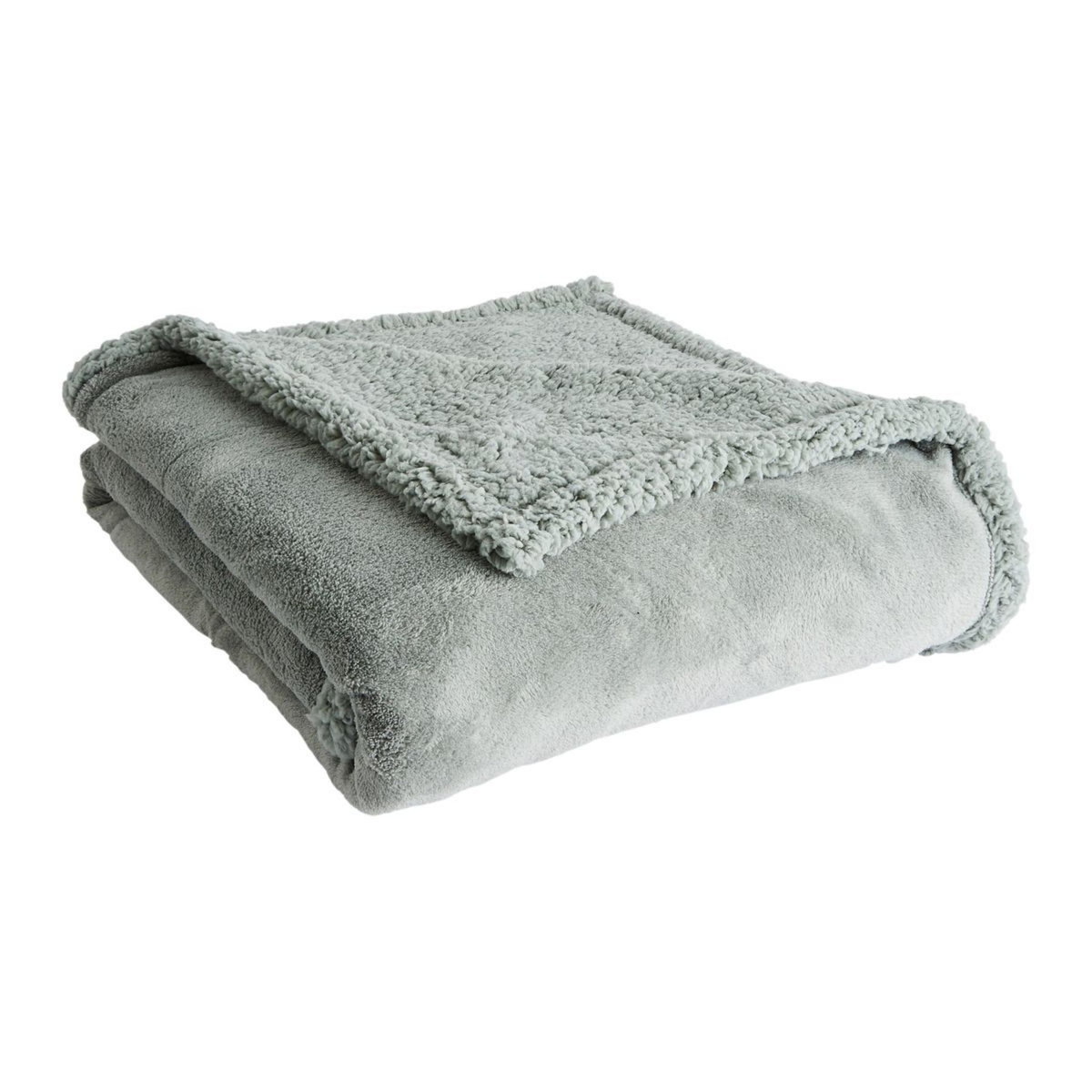 ACTUEL Plaid sherpa uni en polyester 220gsm