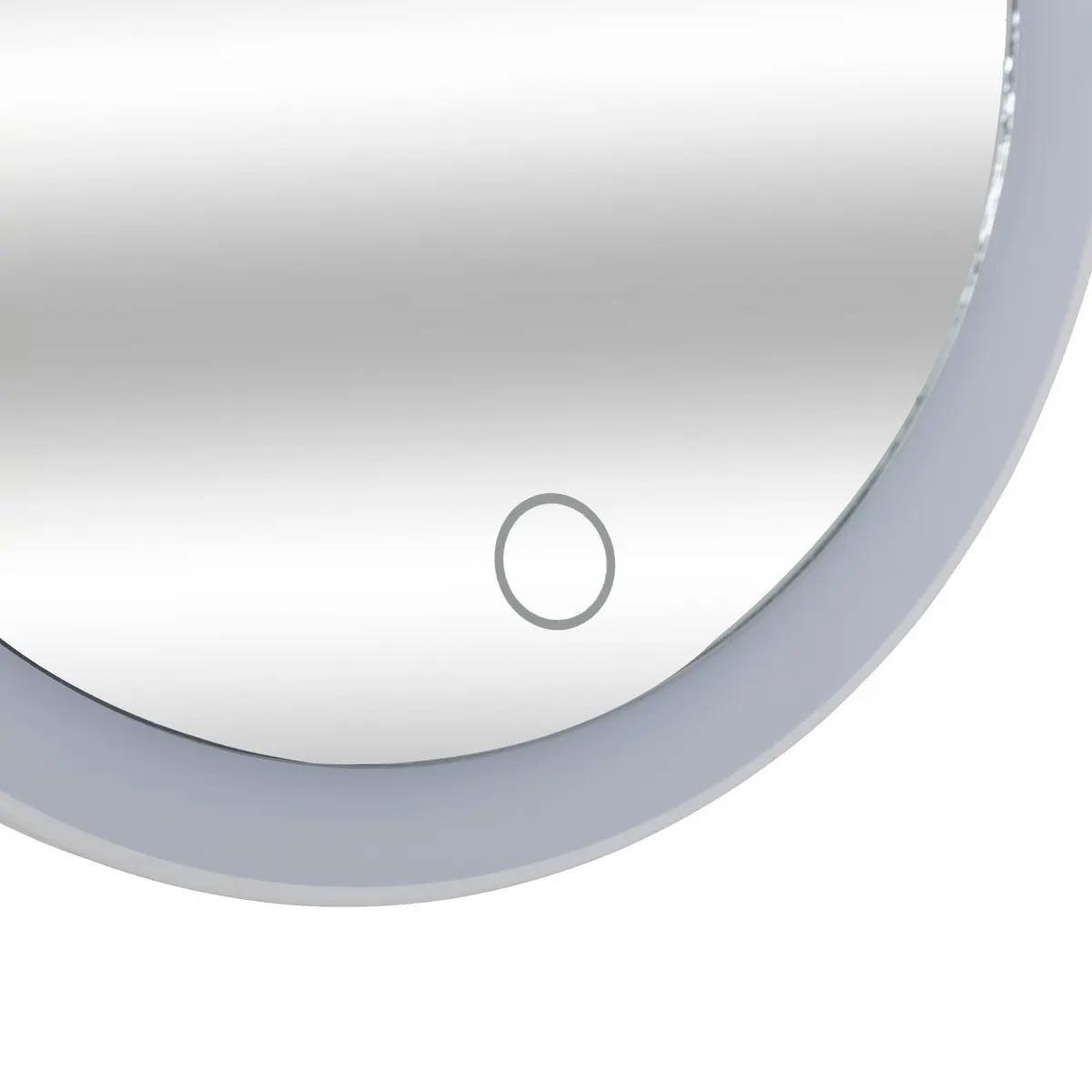 Voir la diapositive 2 : FIVE Miroir à poser pivotant à led  zoom  18cm blanc