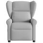 Voir la diapositive 3 : VIDAXL Fauteuil de massage inclinable gris nuage tissu