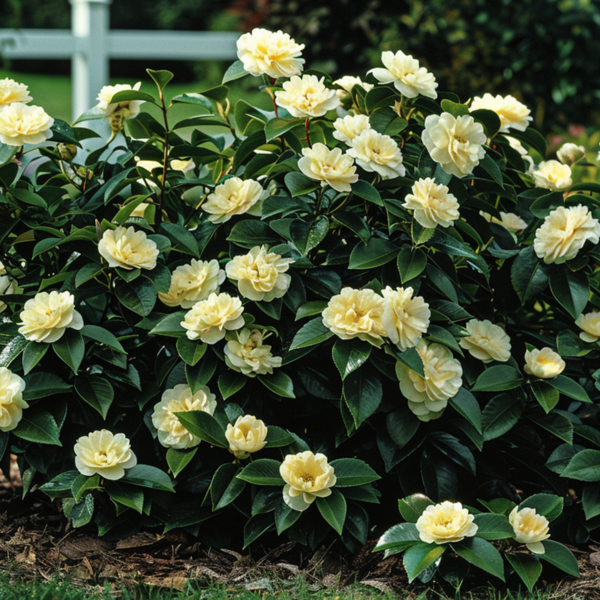 PLANT IN A BOX Camélia - Set de 2 - Camellia japonica 'Brush Field' - Hauteur 50-60cm - ⌀15cm