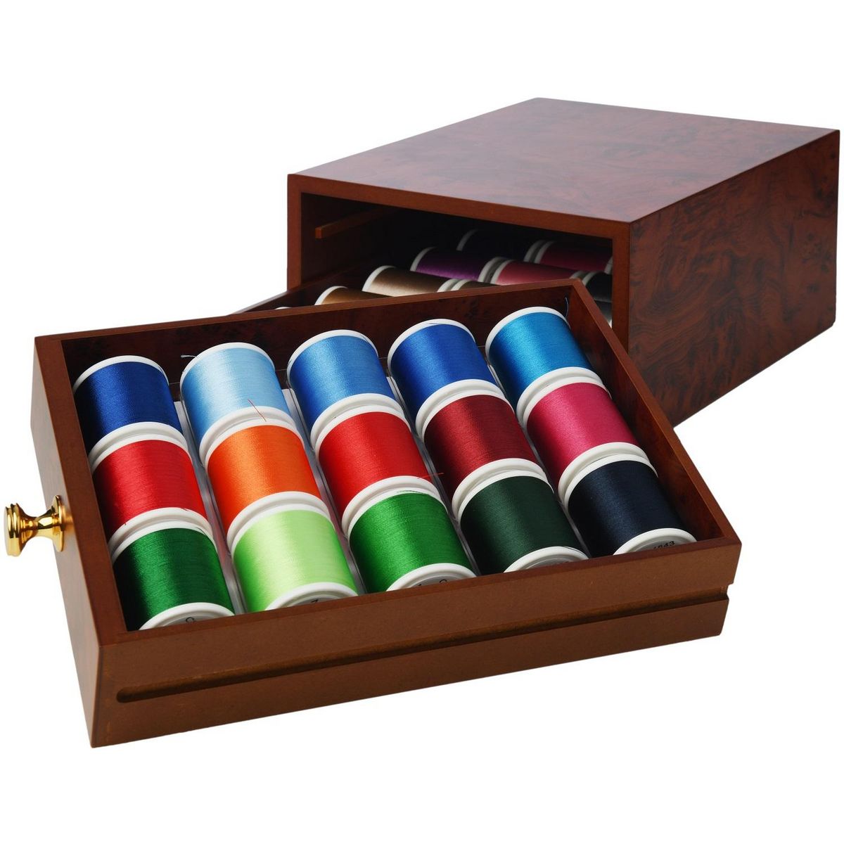 Madeira Coffret de 30 bobines de fil Madeira Polyneon 1000 mt Excusivité Shopty