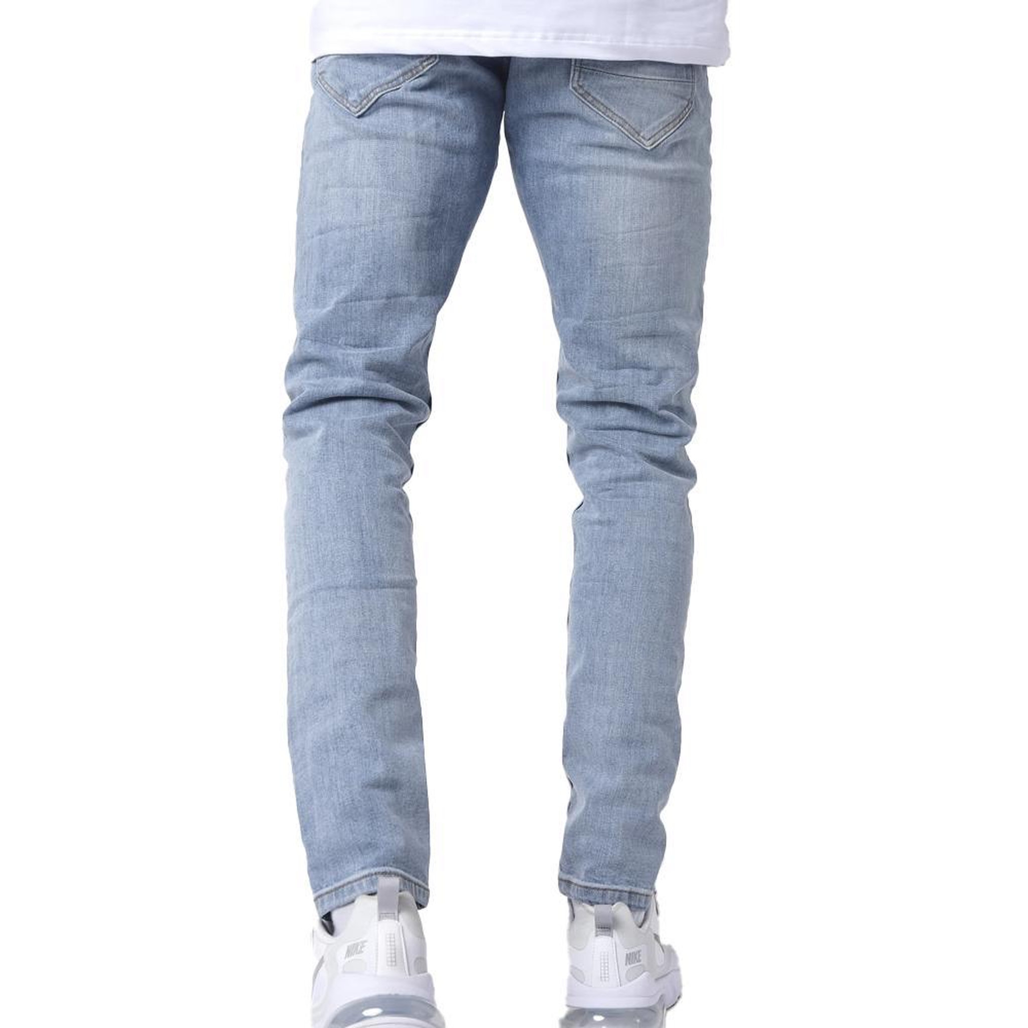 Voir la diapositive 2 : Project X Jean Bleu Clair Skinny Homme Project X Paris Jean  Basic