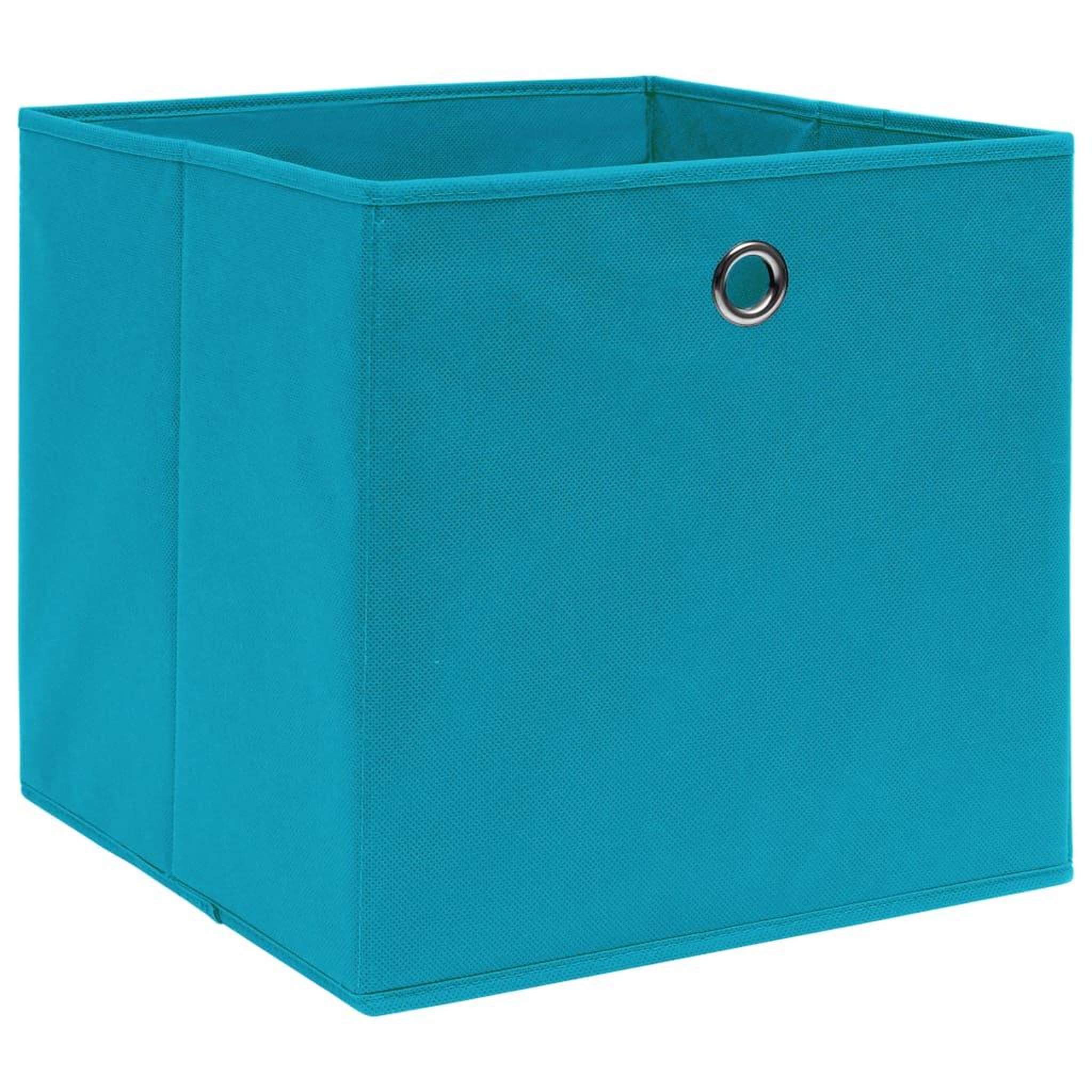 Voir la diapositive 2 : VIDAXL Boîtes de rangement 10 pcs Tissu intisse 28x28x28 cm Bleu azure