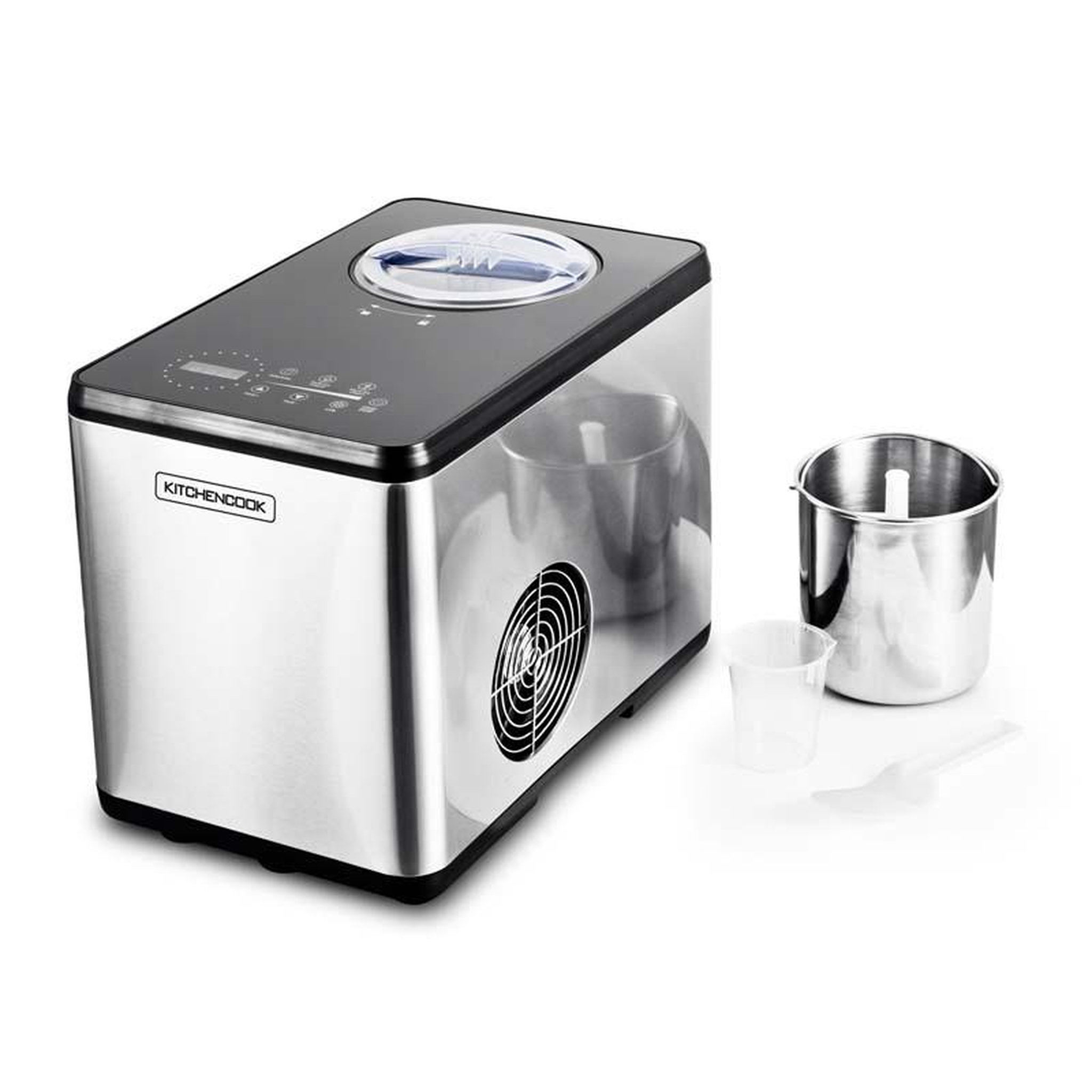 Voir la diapositive 6 : KITCHENCOOK Sorbetière - turbine à glace avec livre de recettes glida x kitchencook