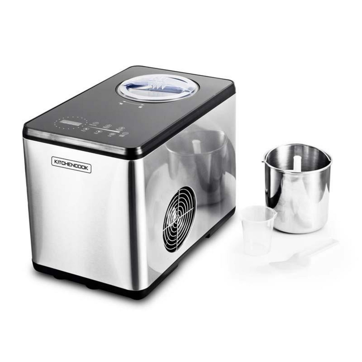KITCHENCOOK Sorbetière - Turbine à Glace Avec Livre De Recettes Glida X Kitchencook