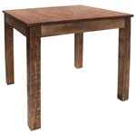 VIDAXL Table a manger bois de recuperation melange 82x80x76 cm